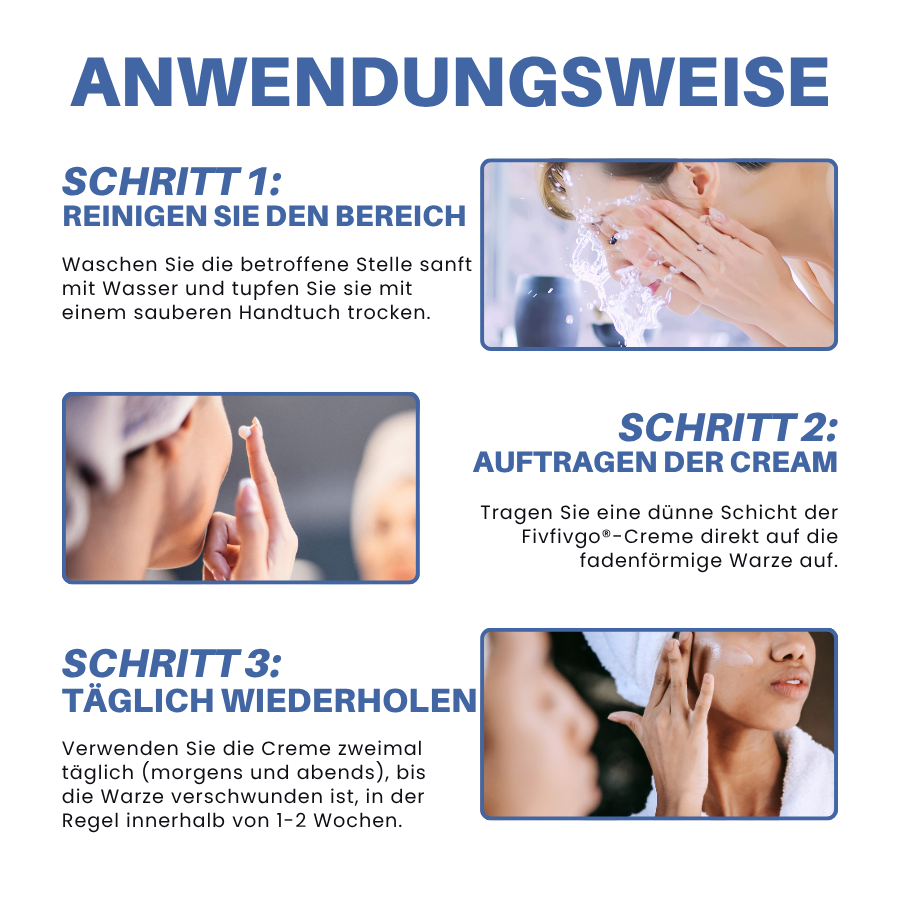 Fivfivgo® HPV Gesicht Filiforme Warzen Entfernungscreme
