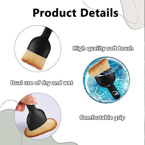 Oveallgo® Car Interior Cleaning Tool Brush with Cover,Car Brush Car Detailing Brushes Interior Duster
