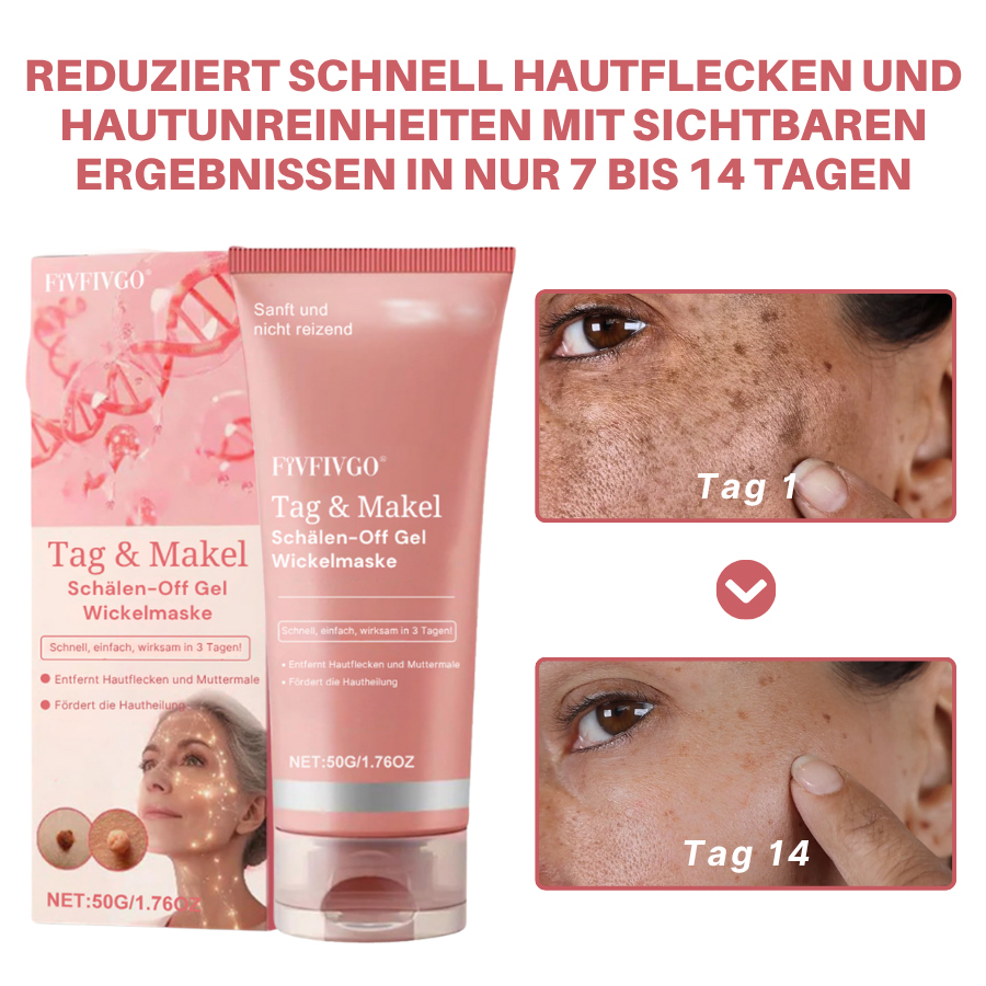 Fivfivgo® Tag & Makel Schälen-Off Gel Wickelmaske PRO