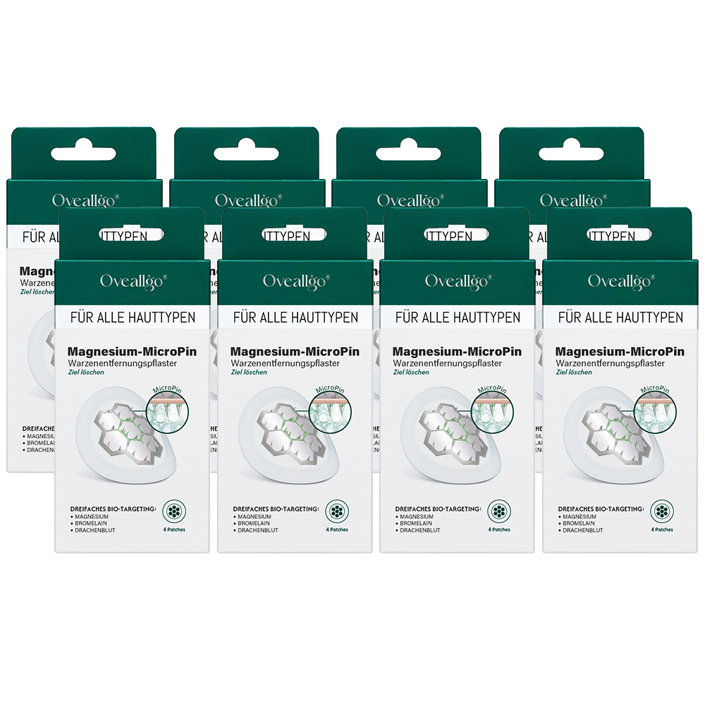 ✅Official Store: Oveallgo® Magnesium MicroPin Target & Clear Patch zur Entfernung von Warzen