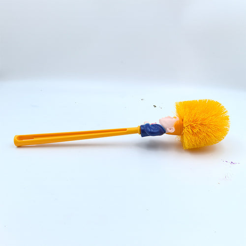 Oveallgo® 360° Funny Toilet Brush – Heavy-Duty Bathroom Cleaner with Strong Bristles, Ergonomic Handle & Hilarious Gag Gift Design