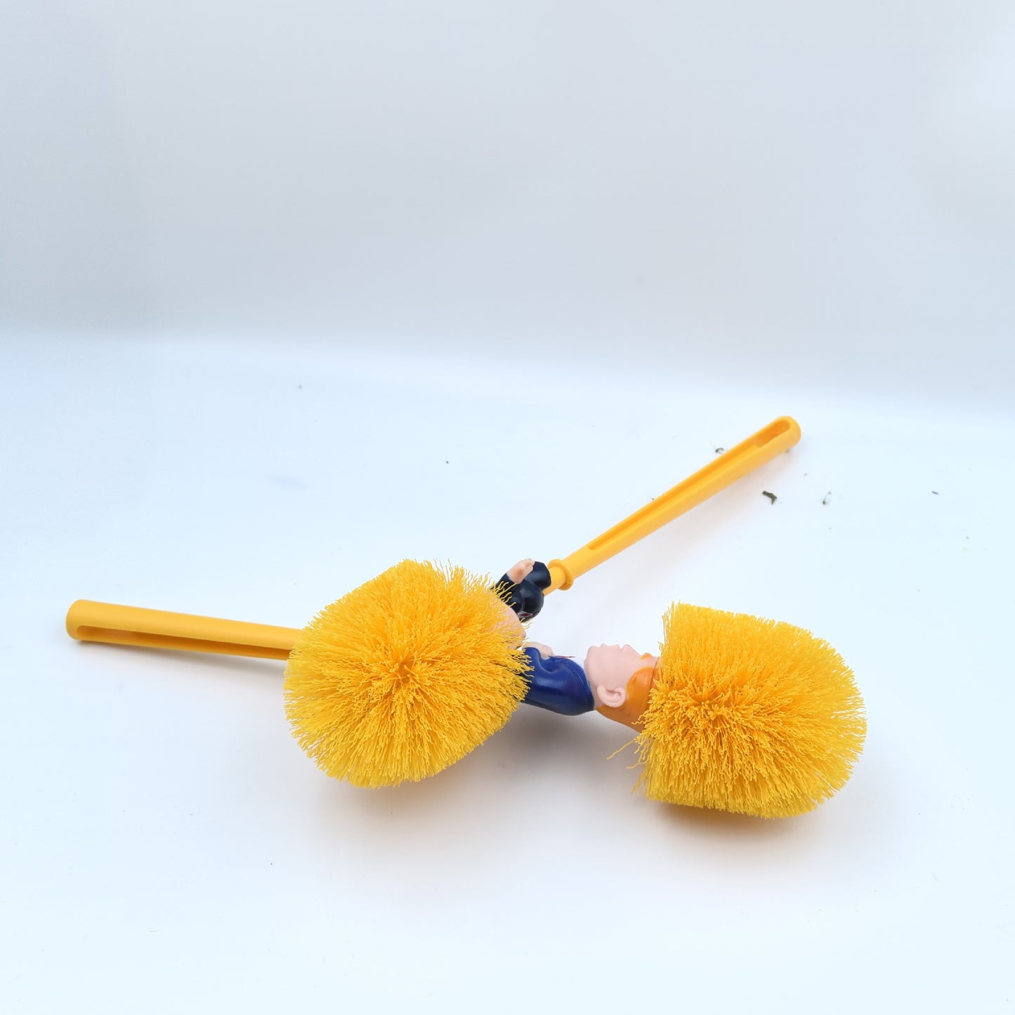 Oveallgo® 360° Funny Toilet Brush – Heavy-Duty Bathroom Cleaner with Strong Bristles, Ergonomic Handle & Hilarious Gag Gift Design