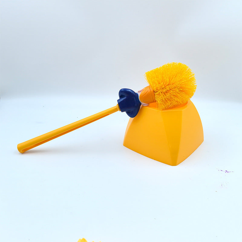 Oveallgo® 360° Funny Toilet Brush – Heavy-Duty Bathroom Cleaner with Strong Bristles, Ergonomic Handle & Hilarious Gag Gift Design