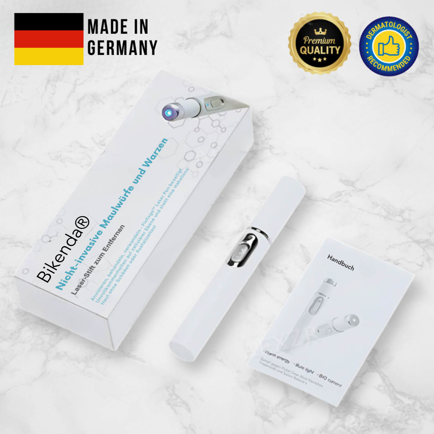 Bikenda® Nicht-invasiv Leberfleck- und Warzenentfernungs-Laserstift Exklusiv