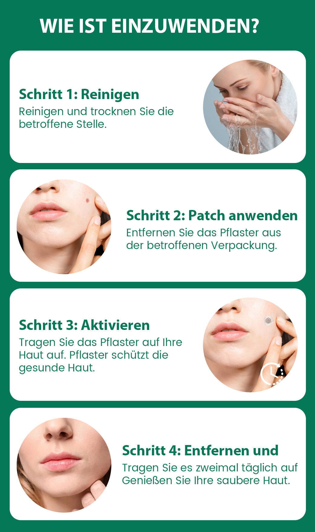 ✅Official Store: Oveallgo® Magnesium MicroPin Target & Clear Patch zur Entfernung von Warzen