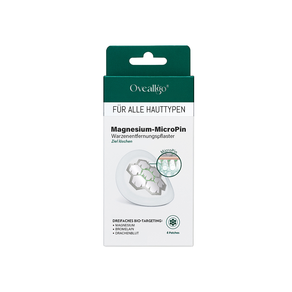 ✅Official Store: Oveallgo® Magnesium MicroPin Target & Clear Patch zur Entfernung von Warzen