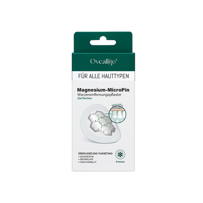✅Official Store: Oveallgo® Magnesium MicroPin Target & Clear Patch zur Entfernung von Warzen