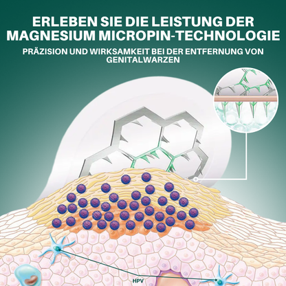 Fivfivgo® Magnesium Mikropin HPV Genitalien Warzen Entfernung Patch Pro