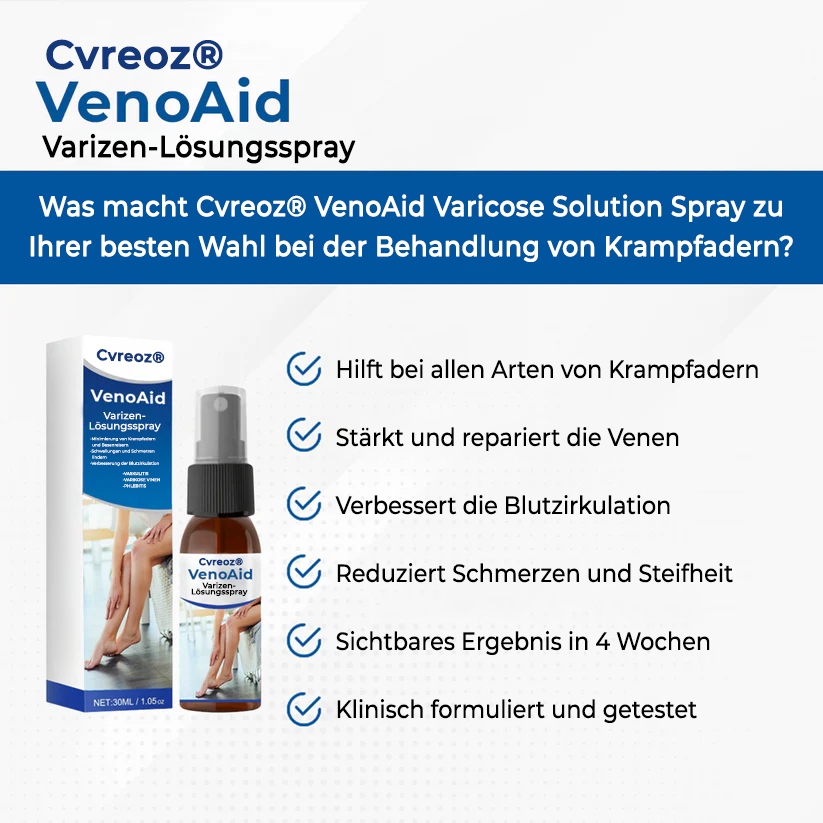 Cvreoz® VenoAid Varizen-Lösungsspray Pro