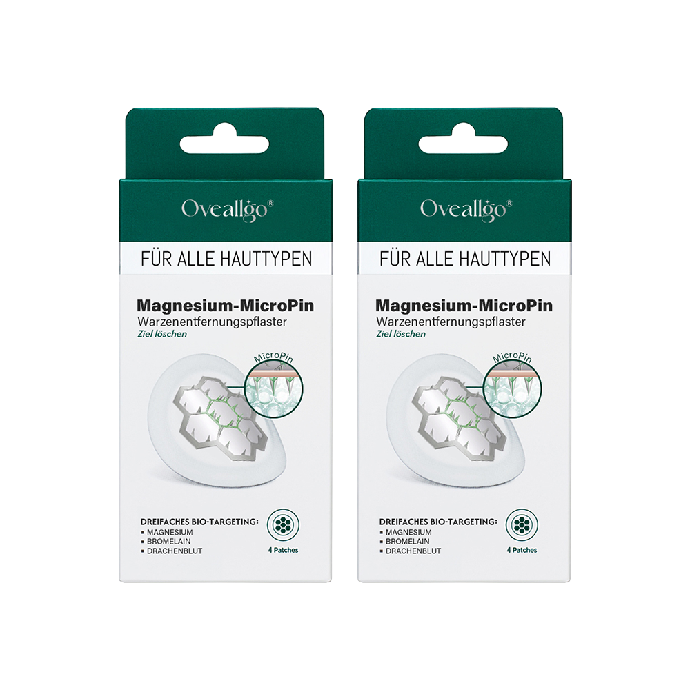 ✅Official Store: Oveallgo® Magnesium MicroPin Target & Clear Patch zur Entfernung von Warzen