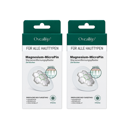 ✅Official Store: Oveallgo® Magnesium MicroPin Target & Clear Patch zur Entfernung von Warzen