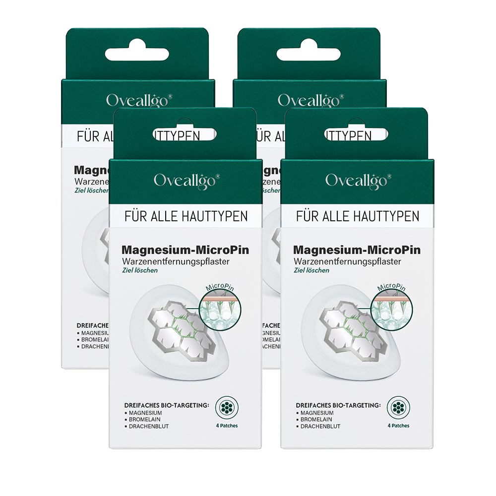 ✅Official Store: Oveallgo® Magnesium MicroPin Target & Clear Patch zur Entfernung von Warzen
