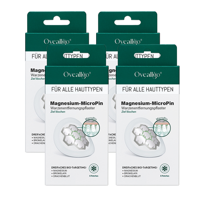 ✅Official Store: Oveallgo® Magnesium MicroPin Target & Clear Patch zur Entfernung von Warzen