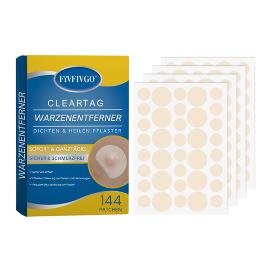 Fivfivgo® ClearTag Warzenentferner: Pflaster versiegeln & heilen